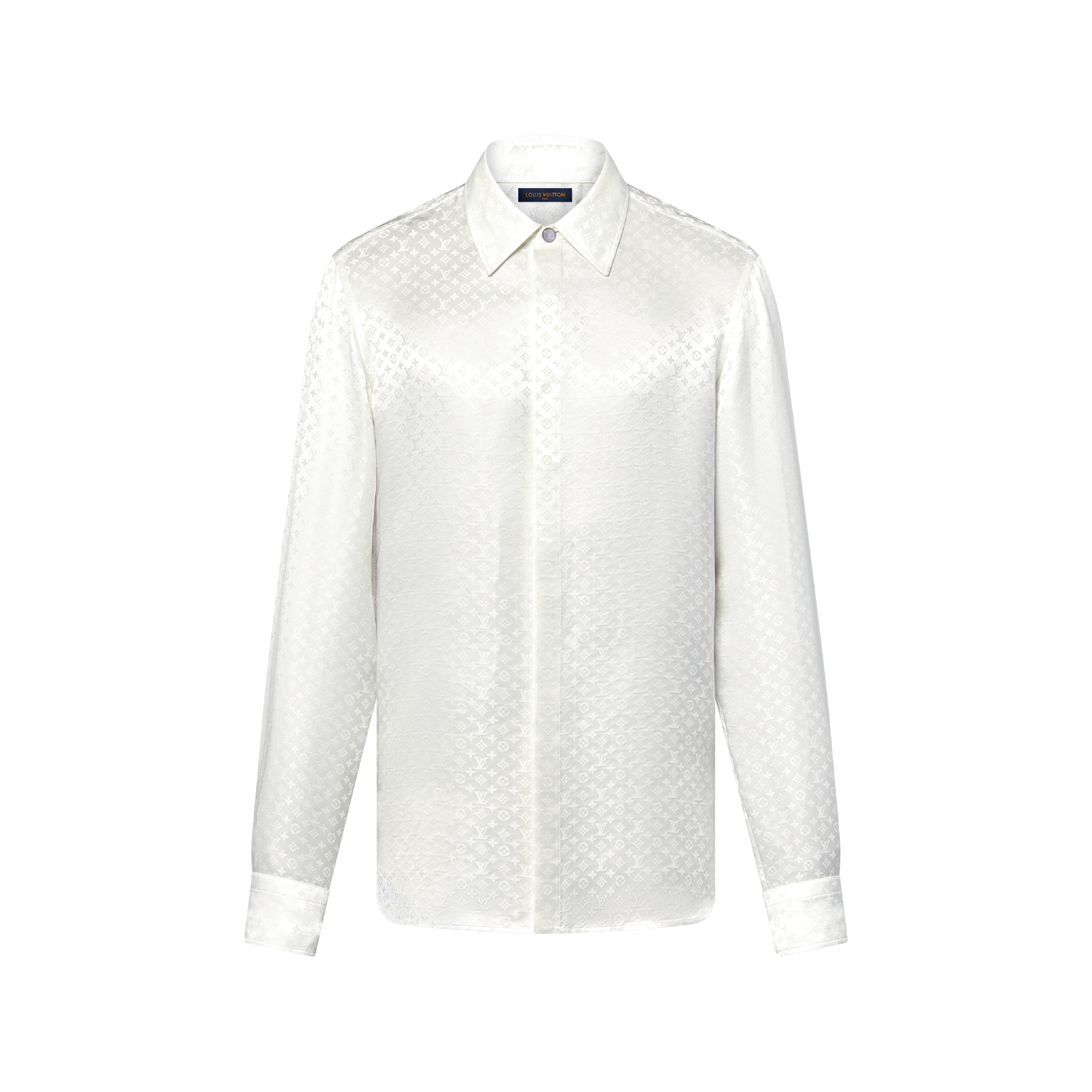 Mini Monogram Silk Evening Shirt - Men - Ready-to-Wear | LOUIS